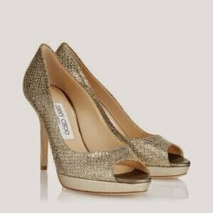Jimmy Choi luna gold glitter pumps 40
